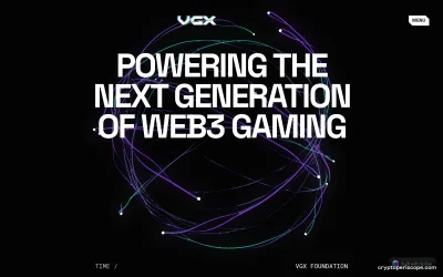 VGX Token Website Preview