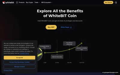 WhiteBIT Coin Website Preview