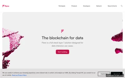 Wrapped Flare Website Preview