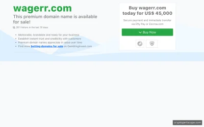 Wagerr Website Preview