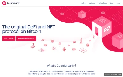 Counterparty Website Preview