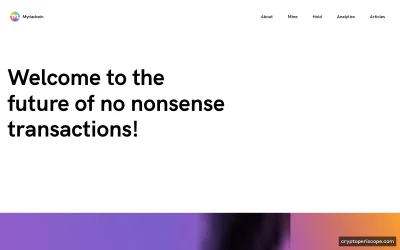 Myriad Website Preview