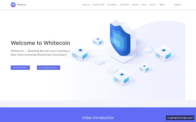 Whitecoin Website Preview