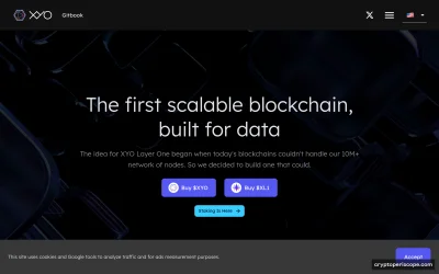 XYO Network Website Preview