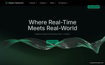 Zebec Protocol Website Preview
