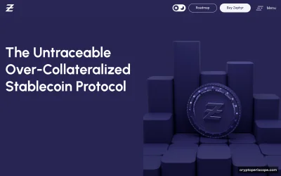 Zephyr Protocol Website Preview
