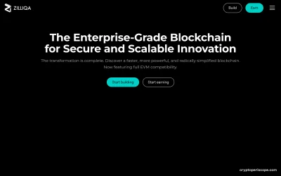 Zilliqa Website Preview
