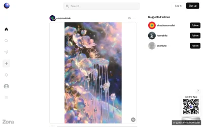 Zora Website Preview